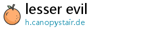 lesser evil