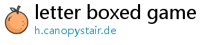 letter boxed game